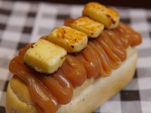 Mini doce de leite com queijo coalho