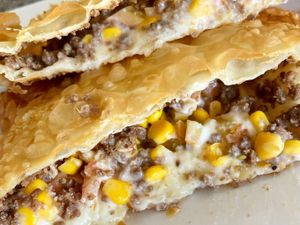 Carne c/ Catupiry e Milho