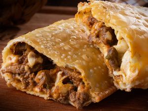 Strogonoff de carne e catupiry