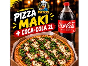 1 PIZZA MAKI + COCA 2 LITROS