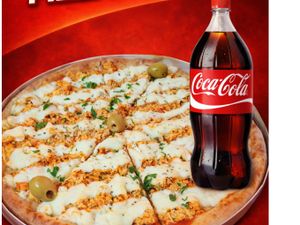 OFERTA PIZZA DE FRANGO C/ CATUPIRY + COCA COLA 2 LTS