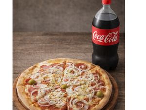 OFERTA PIZZA  PAULISTA + COCA COLA 2 LTS