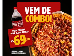 PIZZA GRANDE +  REFRI  2 LITROS **PROMO**
