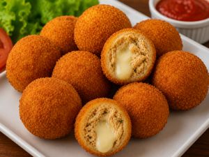Bolinha frango catupiry