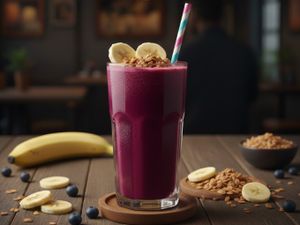 Suco de Açaí com Banana