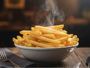 Porção de batata pequena simples