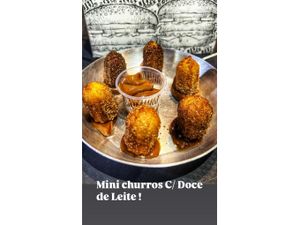 Mini Churros c/ Doce de Leite