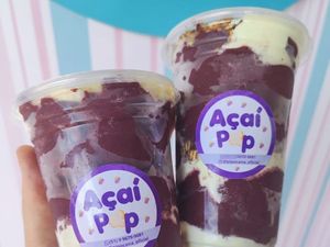 Açaí 500ml Banana+Leite cond+Leite em pó