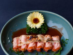 Sashimi com Queijo Brie (6un)