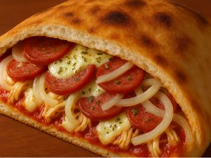 Calzone Calabresa Acebolada