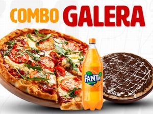 COMBO GALERA PIZZA GIGANTE + BROTO DOCE + REFRIGERANTE