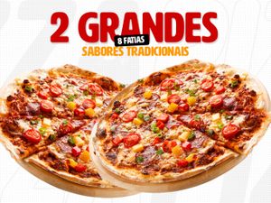 COMPRE 2 PIZZAS GRANDES POR APENAS R$ 99,90