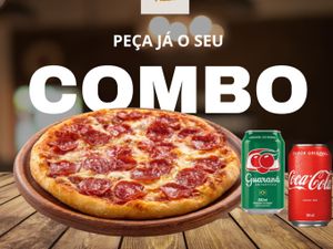 Broto + BRINDE coca ou guaraná lata