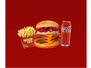 X- ULTRA + BATATA P + COCA LATA