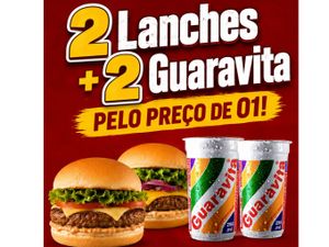02 lanches + 02 guaracamp