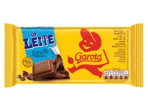 Chocolate ao leite Garoto