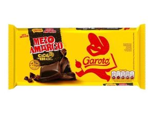 Chocolate meio amargo 40% cacau Garoto
