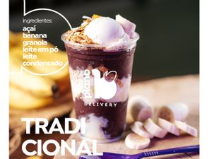 2 Copos Tradicionais de açaí 330 ml (pequeno)
