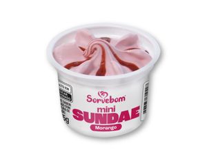 Mini Sundae Morango  - Mini Sundae