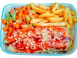 Panqueca de Carne com Queijo