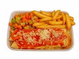 Panqueca de Carne com Queijo