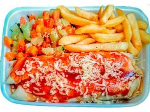 Panqueca de Queijo com Presunto