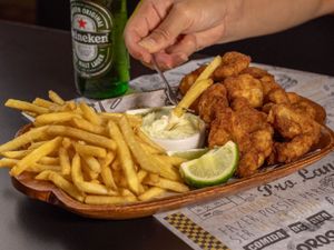 ISCAS DE TILÁPIA À MILANESA