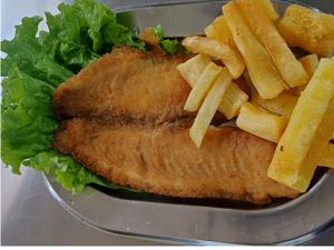 Filé de Tilapia milanesa