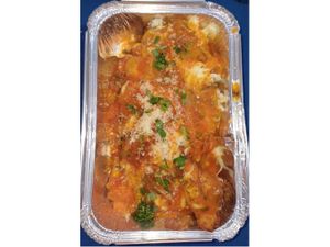 Filé de tilápia parmegiana