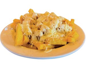 Porção Individual de Polenta Frita Com Queijo (Grande)