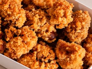 Esche Per Il Cuore – Coração de Frango Empanado