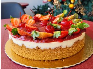 Torta Cream Cheese Frutas Vermelhas 1,6kg