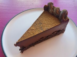 Fatia de Torta Chocolate Meio Amargo & Café