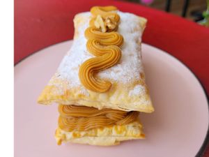 Mil Folhas de Doce de Leite com Nozes