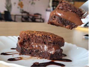 Sanduiche de Brownie