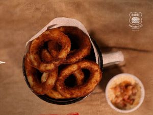 Anéis de Cebola Frita