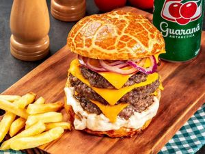 Route Triplo - com 3 carnes de Hamburguer