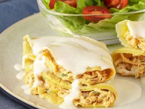 Crepe de Estrogonofe de Frango