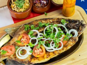 TAMBAQUI ASSADO (2 PESSOAS) 800g  a 1,00kg