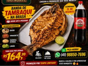 Tambaqui promoção de domingo