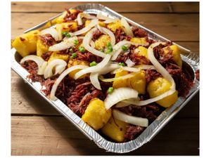 AIPIM COM C/ CARNE SECA 1KG + GUARANA ANTARCTICA 1 LITRO