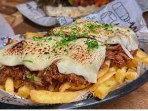 Batata c/carne assada para 1 pessoa + Guaravita