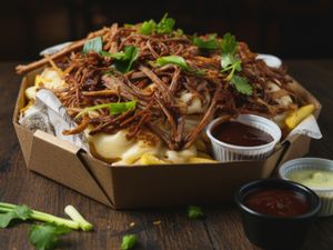 Batata / Lagarto desfiado caixa 25cm