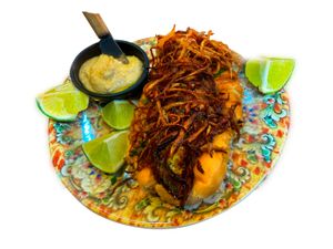 Pão de Alho com Falafel