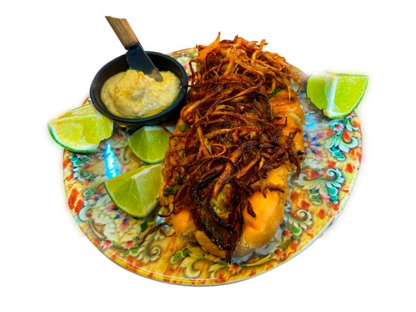 Pão de Alho com Falafel