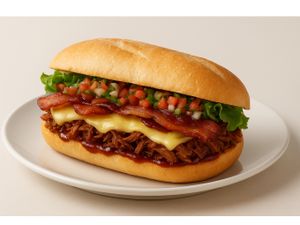 Pão italiano com Costela