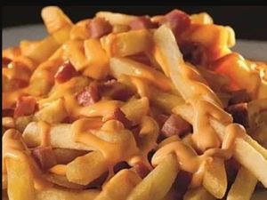 500g Batata Frita com Bacon