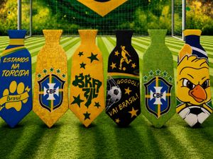 GRAVATA P EM CETIM SINTÉTICO  COPA DO MUNDO