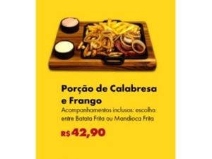 Porção de  Calabresa e Frango