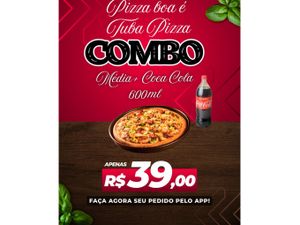 Combo Pizza Média+ Coca Cola 600 ml
